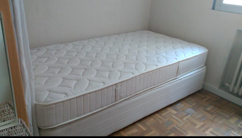 Cama con Colchón y Canapé abatible