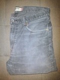 Pantalon Pana Gris Hombre - Regular Fit 33/34 (Levis 505)