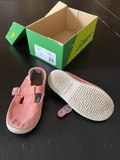 Zapatillas loneta talla 24/25 color rosa (Metro Estrecho)