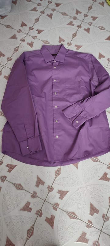 Camisa Caballero Color morado/lila Talla 46