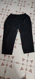 Dos Pantalones de señora negros de gomas Talla 54