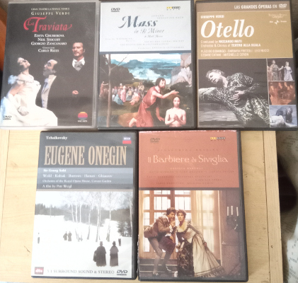 Pack 2 de conciertos de ópera en Dvd.