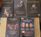 Pack 1 de conciertos de ópera en Dvd.