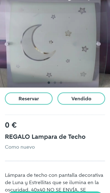 REGALO lampara para techo