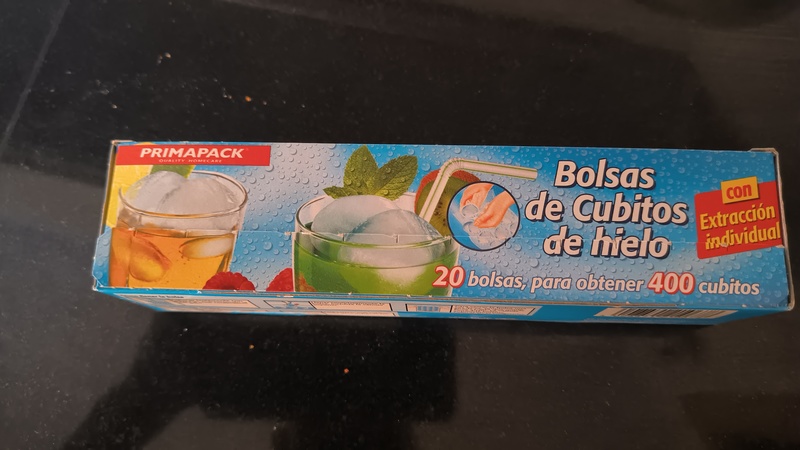 Bolsas cubitos de hielo