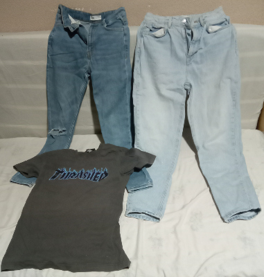 Lote 6 de mujer talla 38 y vaquero talla 40.