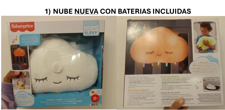 Nube juguete para bebé