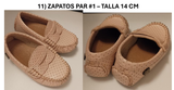 Par de zapatos talla 14 para niña