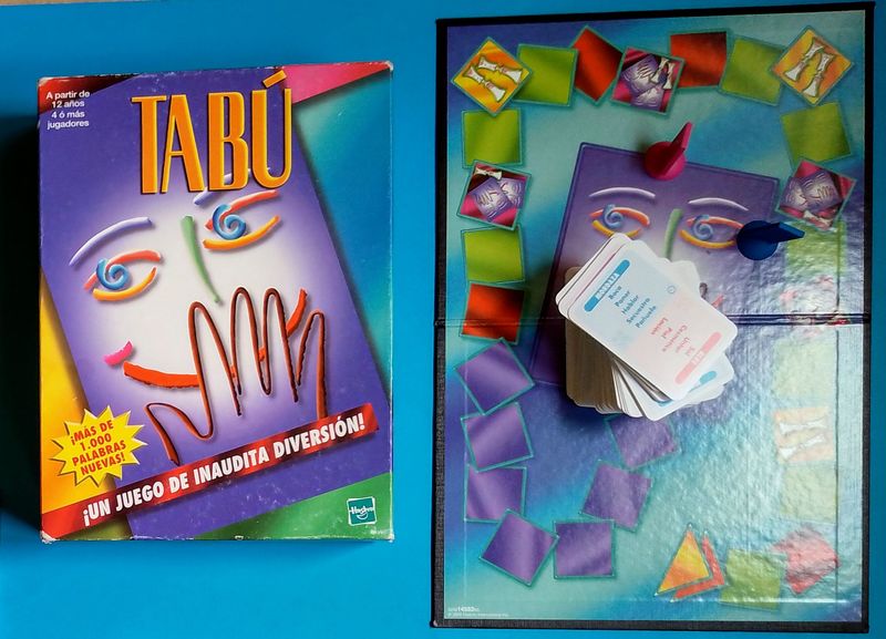 Juego Tabú incompleto 