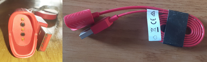 Cable USB de carga con conexión de 3 pines