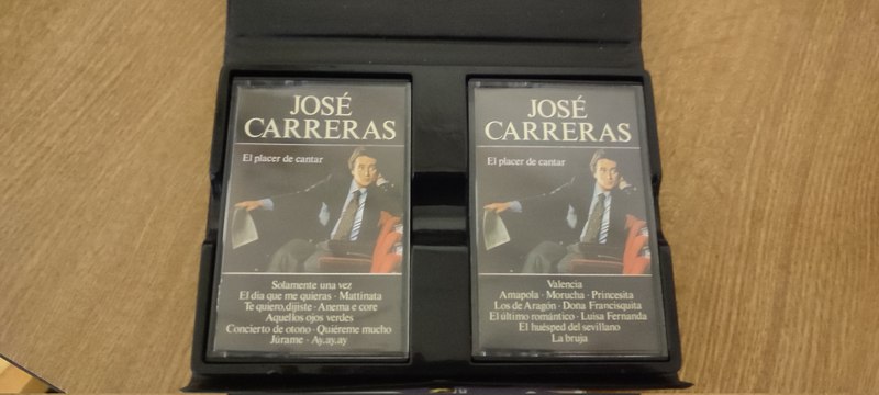 casettes de jose carreras(recicleo)