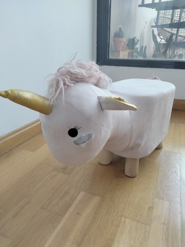 Taburete unicornio 