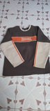 Sudadera beis,marron y naranja. Talla XL