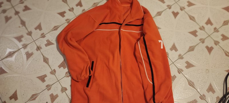 Sudadera naranja talla XL