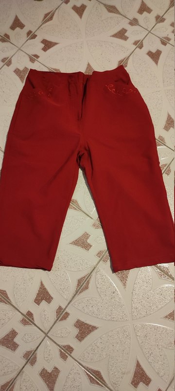 Pantalon rojo pirata. Talla 40