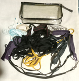 Lote de cordones con estuche.