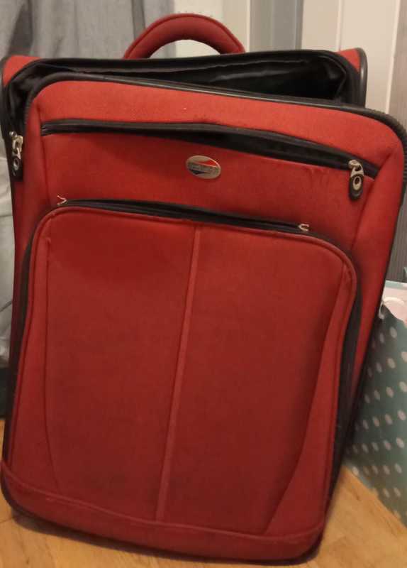 Maleta de viaje rosa