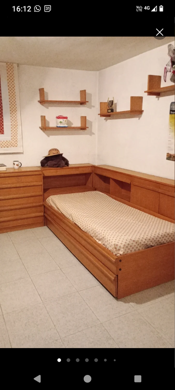 Cama nido con mueble y somier