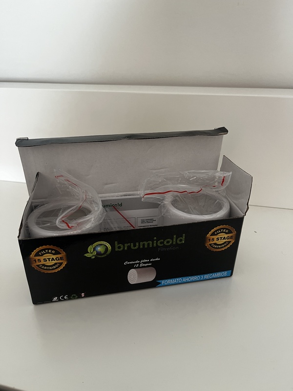 Regalo 2 recambios filtro de ducha