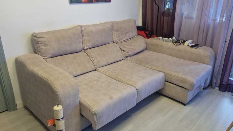 REGALO SOFA CON CHAISE LOUNGE Y ALMACENAJE
