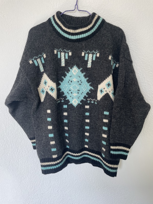 Jersey 100% de lana talla L