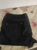 Pantalon mujer vaquero largo negro #38