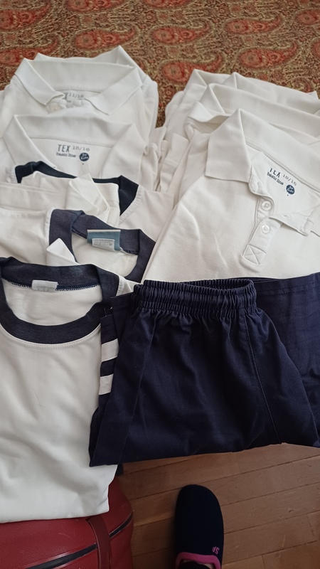 Polos blancos de colegio T. 11/12, 15/16