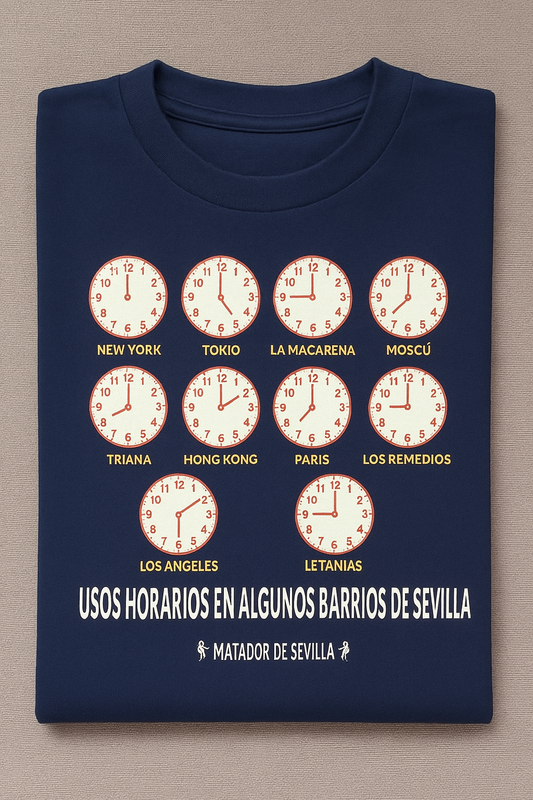 Camiseta Marga Larga Azul Oscuro Hombre - Talla L (JERZEES)