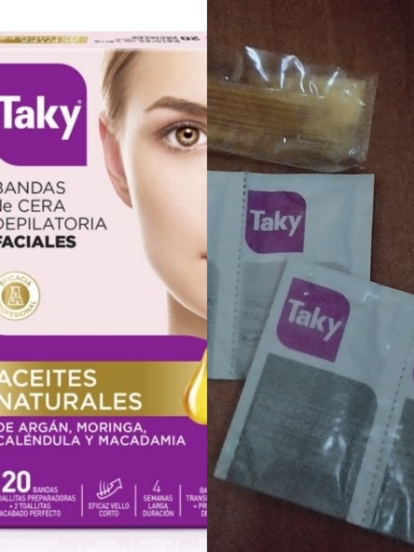 Tiras faciales depilatorias