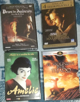 Lote de 4 películas en DVD