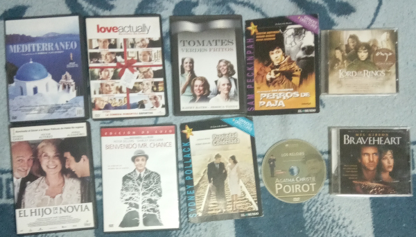 Lote de 10 películas en DVD