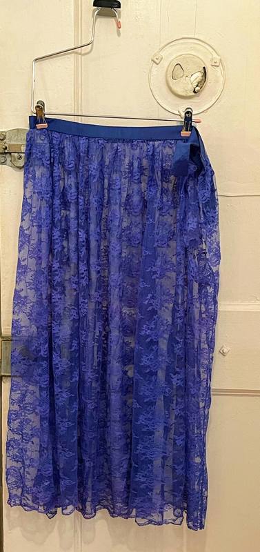 Falda de tul sin forro Vintage