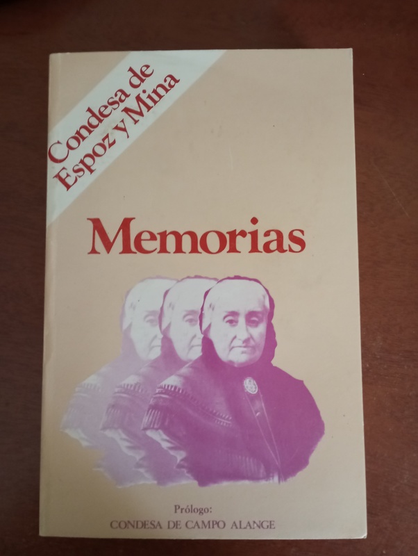 Libro. Memorias. Condesa de Espoz y Mina 