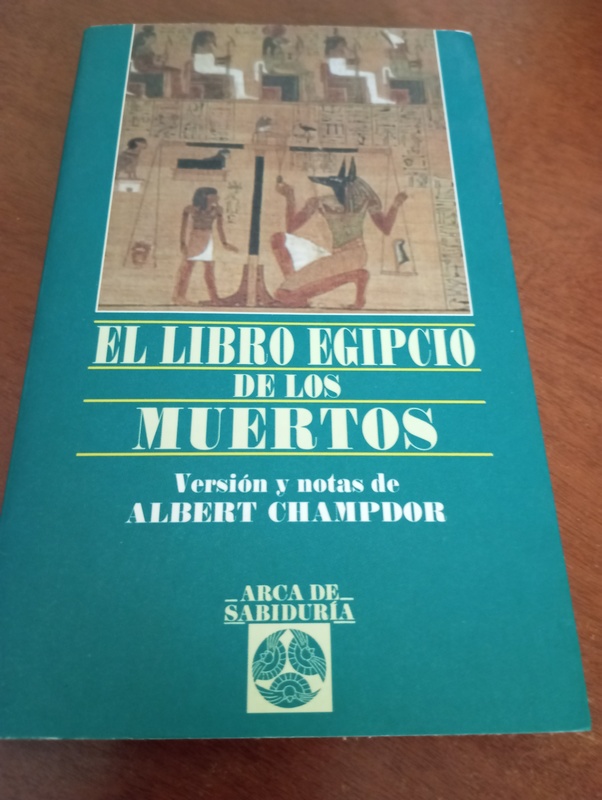 Libro. El libro egipcio de los muertos 