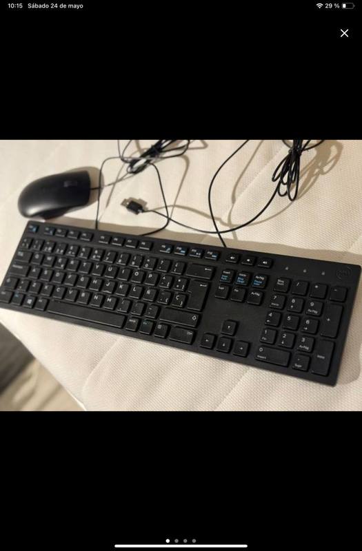 Teclado y ratón con cable DELL