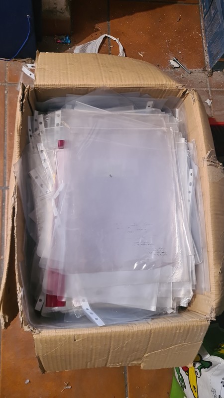 Fundas plástico para oficina / documentos