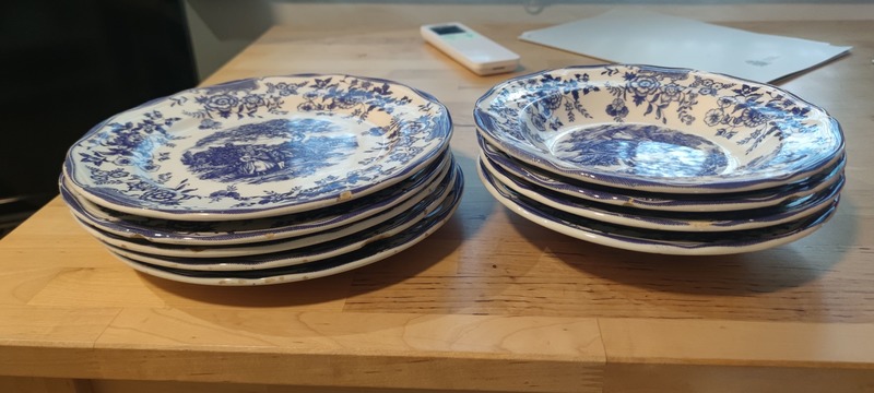 5 platos llanos 4 hondos