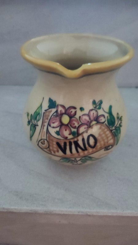 Jarra de vino de cerámica 