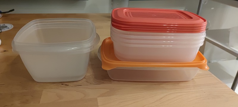 tapers. 5 con tapa 2 sin tapa