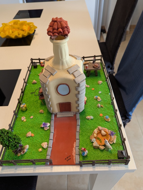 Maqueta hecha a mano