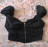 Top corpiño negro