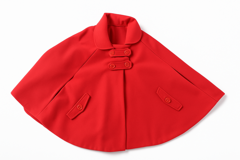 Capa roja de mujer (talla M)