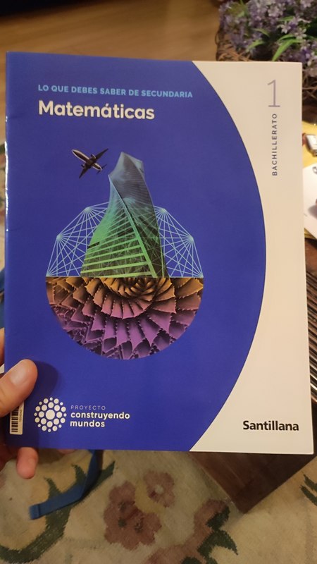 Cuaderno de ejercicios matemáticas 1º bachillerato