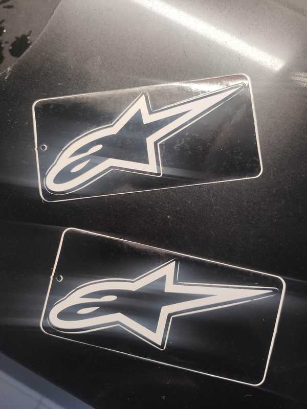 2 pegatinas Alpinestar