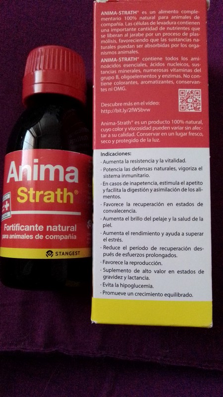 Fortificante natural para animales de compañía.