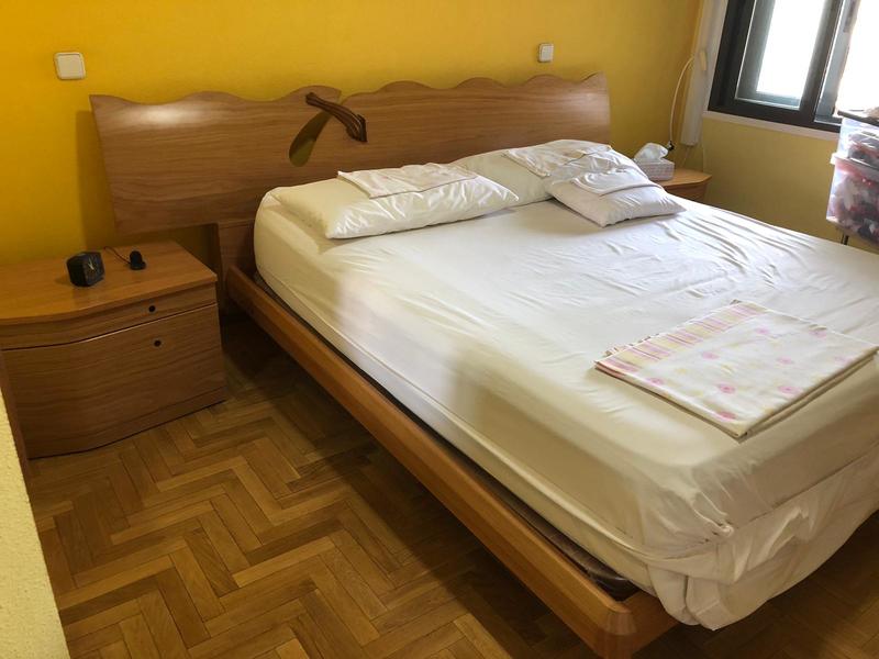 Habitación 150x180 cabecero, mesillas y armazón 