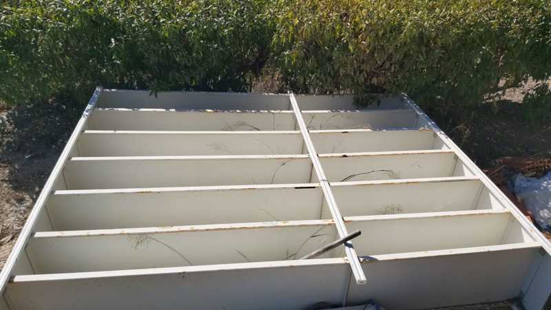 Estanteria blanca metal