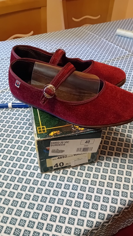 Manoletinas burdeos n° 40