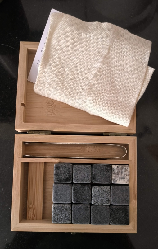 Set cubitos hielo de piedra natural 