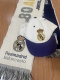 Gorra y bufanda del Real Madrid